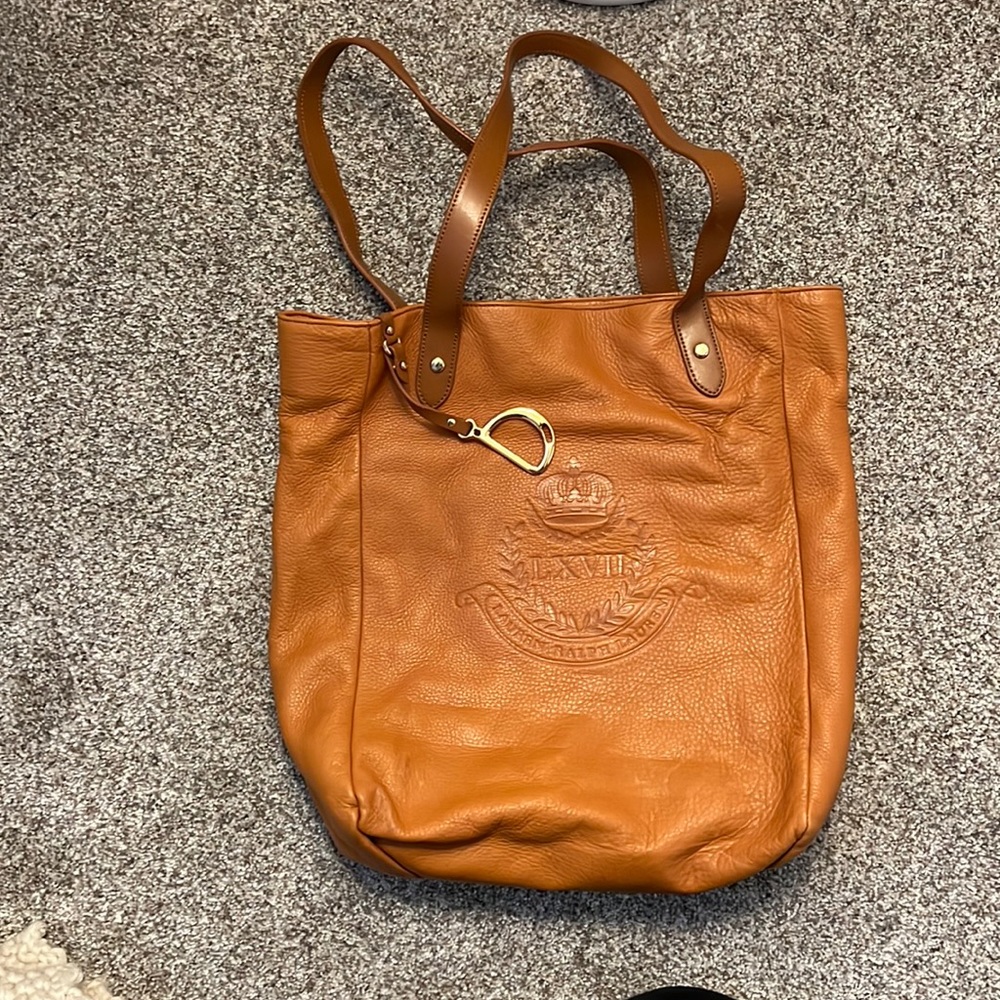 Ralph Lauren tote bag in caramel